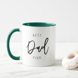 Caneca Melhor Pai De Mug Moderno De Café Com Duas Tonelad