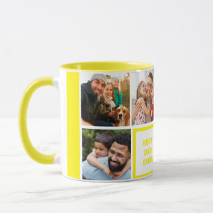 Caneca Melhor Pai de sempre - Foto personalizada do Dia d
