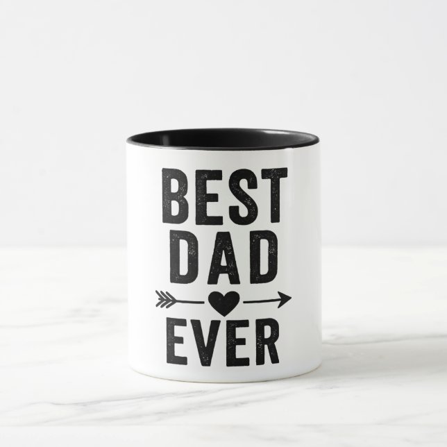 Caneca Melhor Pai de sempre - Na moda Gift Mug (Centro)