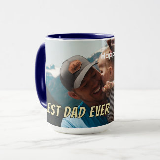 Caneca Melhor Pai de Todos os Tempos Cartão de Foto Compl