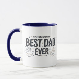 Caneca Melhor Pai de Todos os Tempos com Destaque