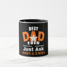 Caneca Melhor Pai de Todos Pergunte Apenas ... Personaliz