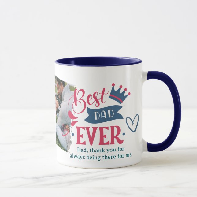 Caneca Melhor Pai de Todos Personalize Design Moderno (Direita)