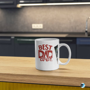 Caneca Melhor Pai do Dia de os pais de Fotografia Moderno