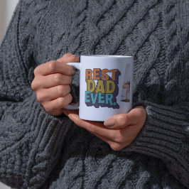 Caneca Melhor Pai do Dia de os pais de Fotografia Moderno