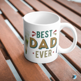 Caneca Melhor Pai do Dia de os pais de Fotografia Moderno