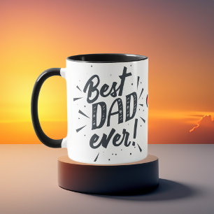 Caneca Melhor Pai do Dia de os pais de Fotografia Moderno