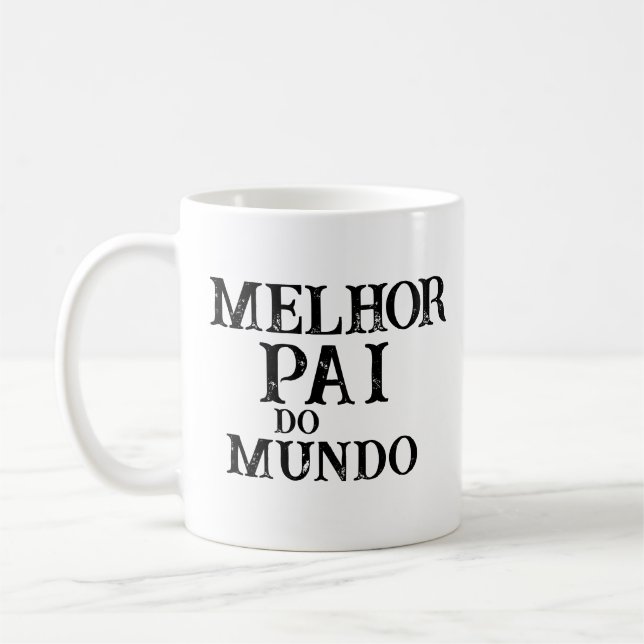 caneca melhor pai do mundo (Esquerda)