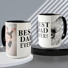 Caneca Melhor Pai do Mundo Dia dos Pais 2 Colagem de Foto