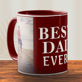 Caneca Melhor Pai do Mundo Dia dos Pais 2 Colagem de Foto