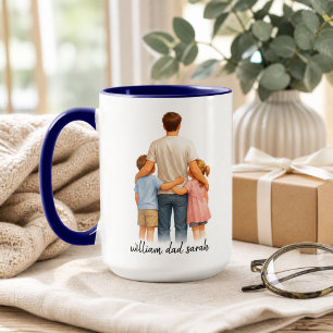 Caneca Melhor Papai do Mundo Personalizado Dia dos Pais