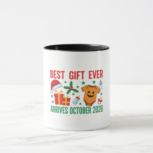 Caneca Melhor Presente Chega em Outubro de 2026 Casal de  (Centro)
