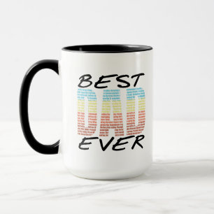 Caneca Melhor Presente De Dia de os pais De Pai Para Pai