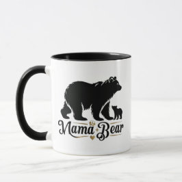 Caneca Melhor presente de mamãe urso para mães