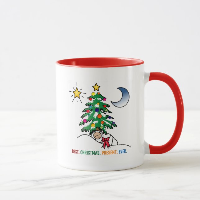 Caneca Melhor Presente de Natal de Todos os Tempos (Direita)