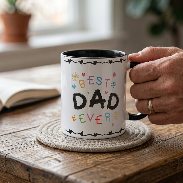 Caneca Melhor Presente de Pai do Mundo para o Dia dos Pai (Criador carregado)