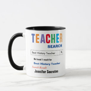 Caneca Melhor Presente de Professora da História