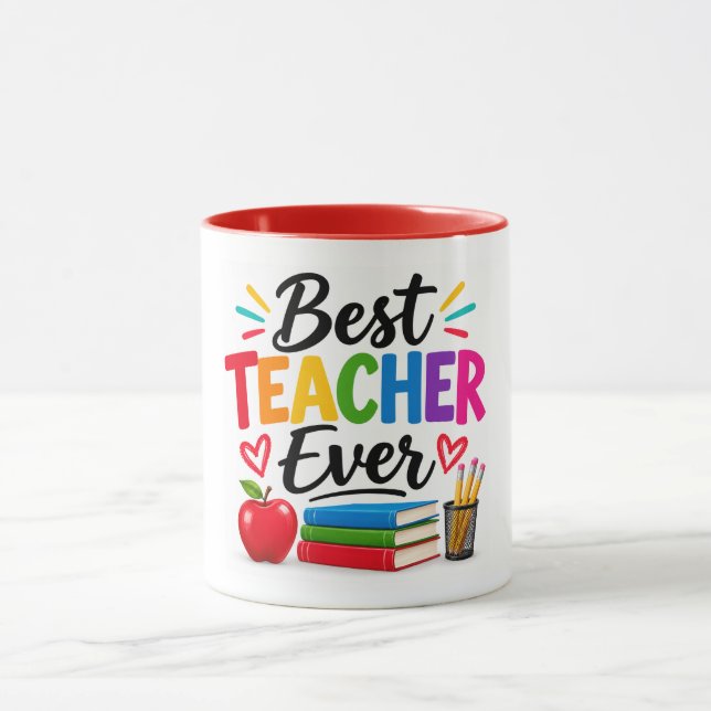 Caneca Melhor Professor de Todos os Tempos (Centro)