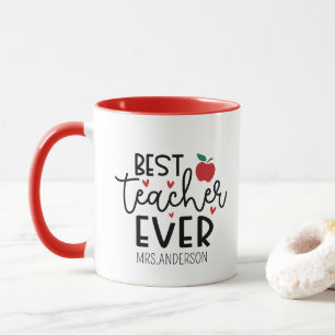 Caneca Melhor Professor de Todos os Tempos Agradecimento