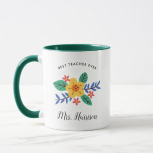 Caneca Melhor Professora Alguma Vez Personalizada Aprecia