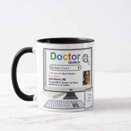 Caneca Melhor Resultado De Busca Do Médico Engraçado Com 
