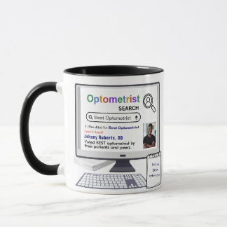 Caneca Melhor Resultado De Busca Optometrista Engraçado C