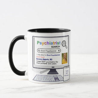 Caneca Melhor Resultado De Busca Psiquiatra Engraçado Com