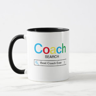 Caneca Melhor resultado do mecanismo de busca do treinado