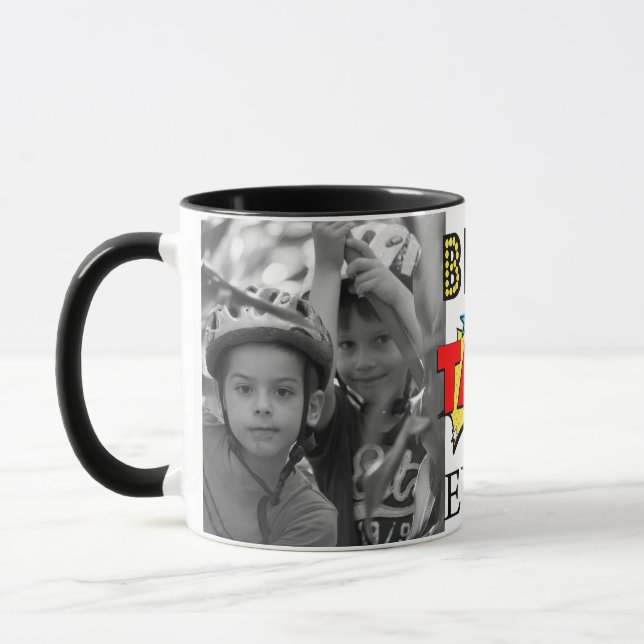Caneca Melhor Tata de Fotos Personalizadas (Esquerda)