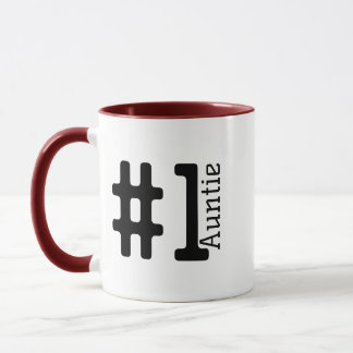 Caneca Melhor tia Mug - Presente de Café Personalizado