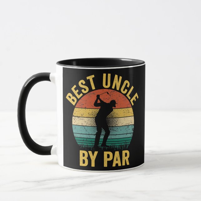 Caneca Melhor Tio por Dia de os pais Par Dando Golf Lover (Esquerda)