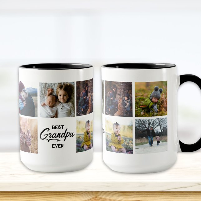 Caneca Melhor Vovô Alguma Vez Personalizada Fotografia Mu (Criador carregado)