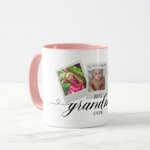 Caneca Melhor Vovó já Personalizada Família de Fotografia