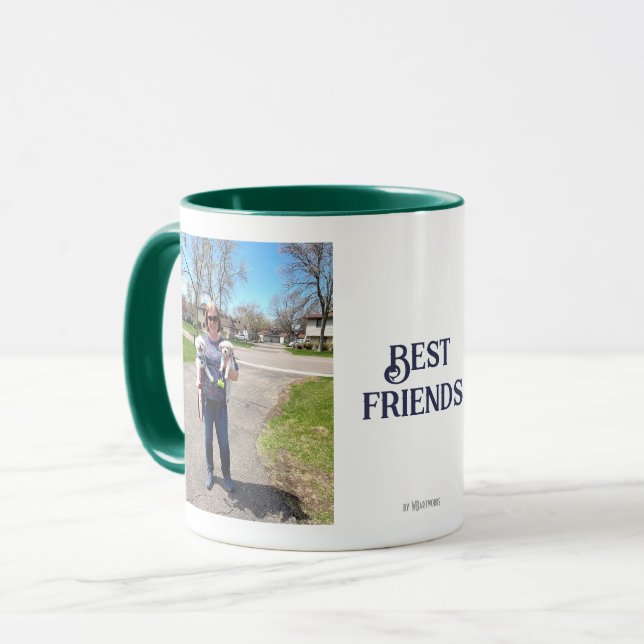 Caneca Melhores Amigos e Companheiros (Frente Esquerda)