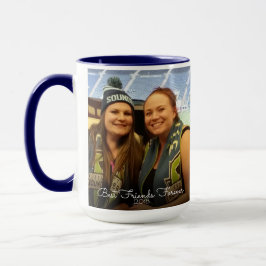 Caneca Melhores amigos para sempre escritura de 2 fotos