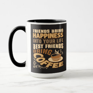 Caneca Melhores Amigos Trazem Café Café Divertido 