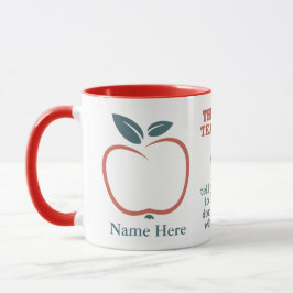 Caneca MELHORES PROFESSORES de nomes personalizados