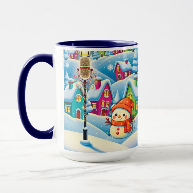Caneca Melodia da Noite Silenciosa (Esquerda)