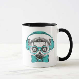 Caneca Melómano do Lemur  