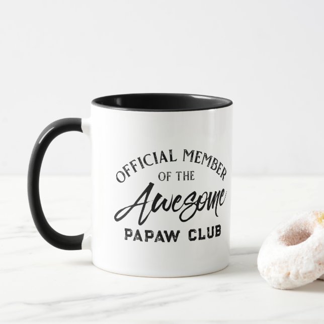 Caneca Membro Oficial Clube Papaw (Com Donut)