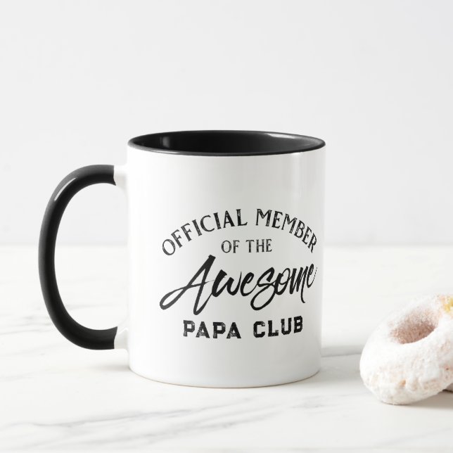 Caneca Membro Oficial Papa Club (Com Donut)