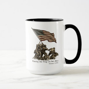 Caneca Memorial icônico do Corpo de Fuzileiros Navais dos