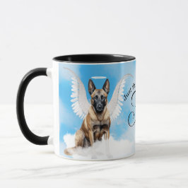 Caneca Memorial Personalizado Pet do Anjo Belga Malinois