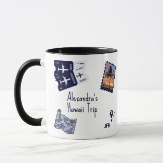 Caneca Memórias de Viagem Personalizadas