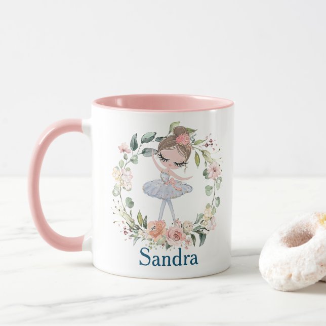 Caneca Menina Ballerina (Com Donut)