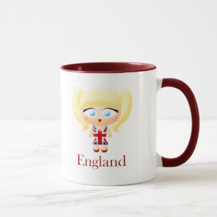 Caneca Menina britânica