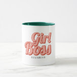 Caneca Menina Chefe Nome Retropersonalizado Coffee Mug<br><div class="desc">.</div>