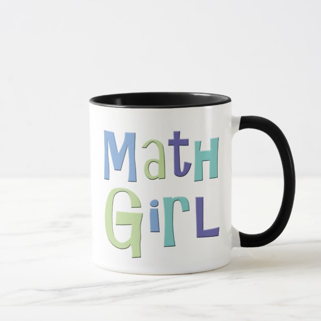 Caneca Menina da matemática (Direita)