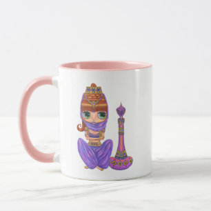 Caneca Menina Dançarina de Bela Genética Roxa