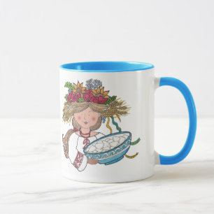 Caneca Menina de Perogie Pyrohy Pierogi